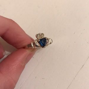 Silver Claddagh Ring size 7